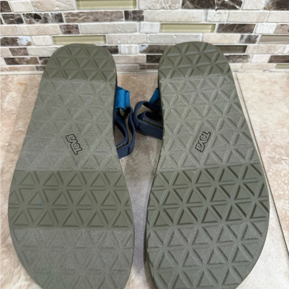 Teva Original Universal Sandals Men’s Size 10 Blues/Green NEW IN BOX - Picture 5 of 5